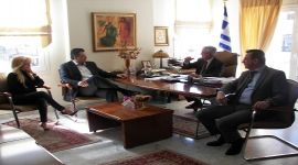 Συνάντηση Τζιτζικώτσα με τον δήμαρχο Σκύδρας